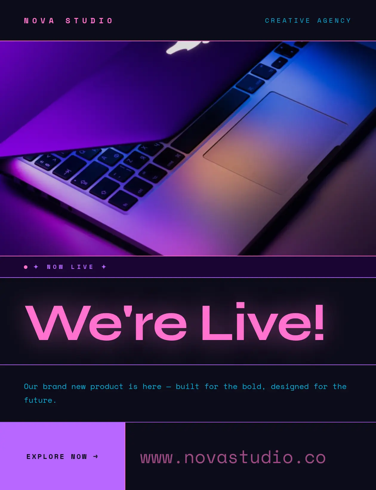 Product Launch template preview
