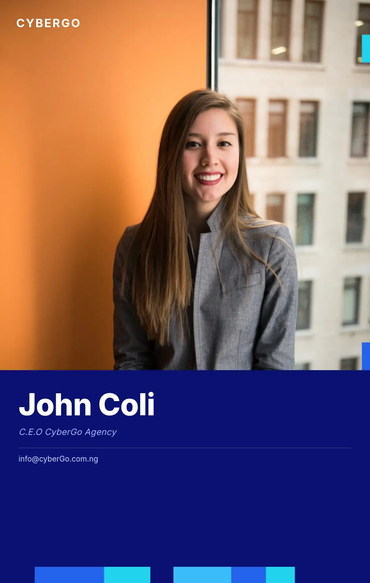 Company ID Card template preview