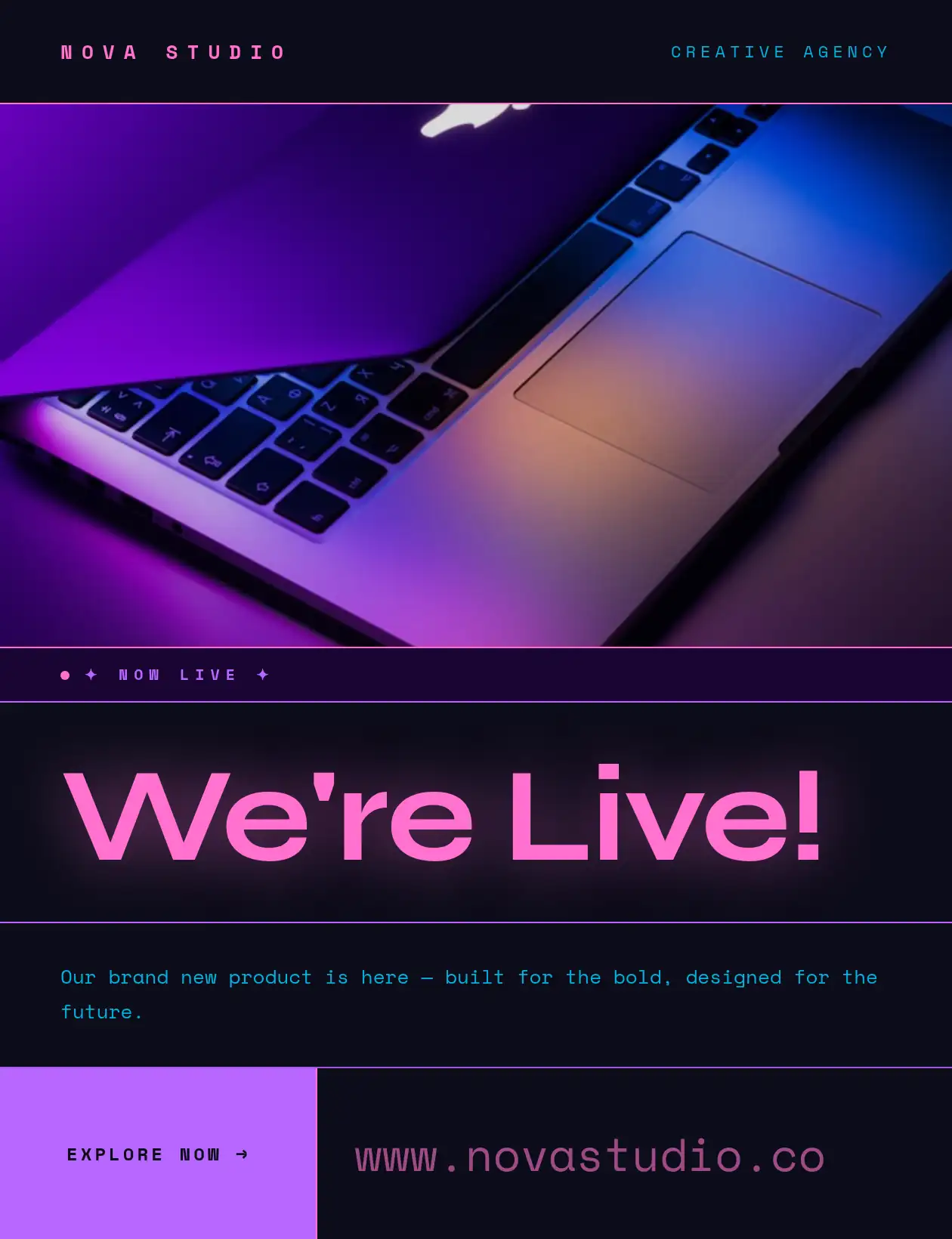 Product Launch template preview
