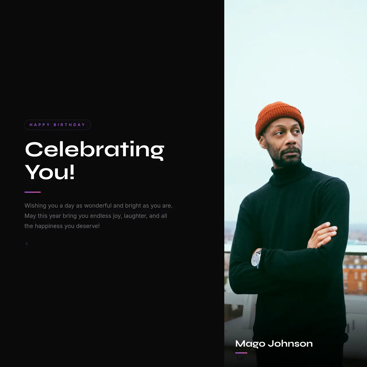 Birthday Celebration template preview