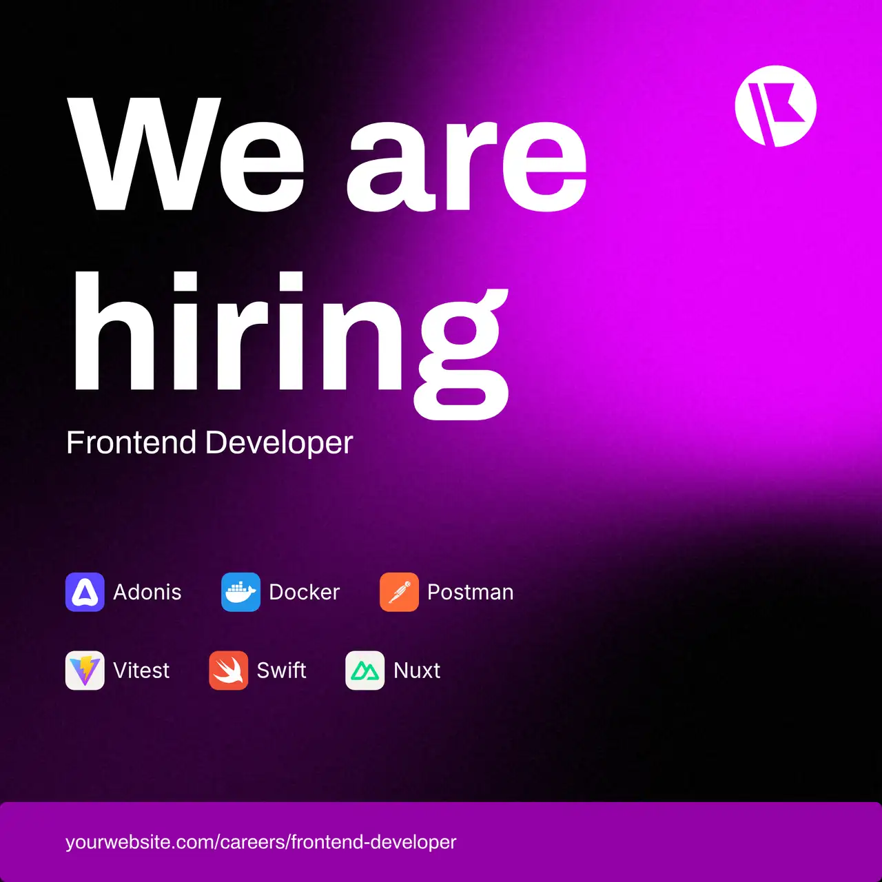 Hiring template preview