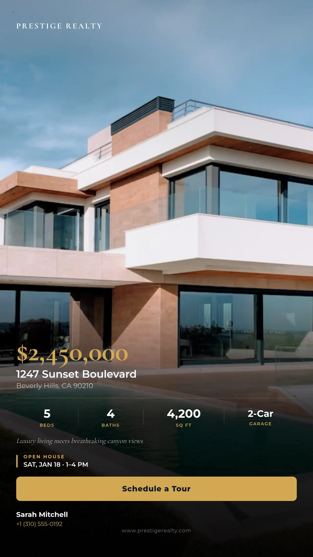 Real Estate Instagram Story template preview