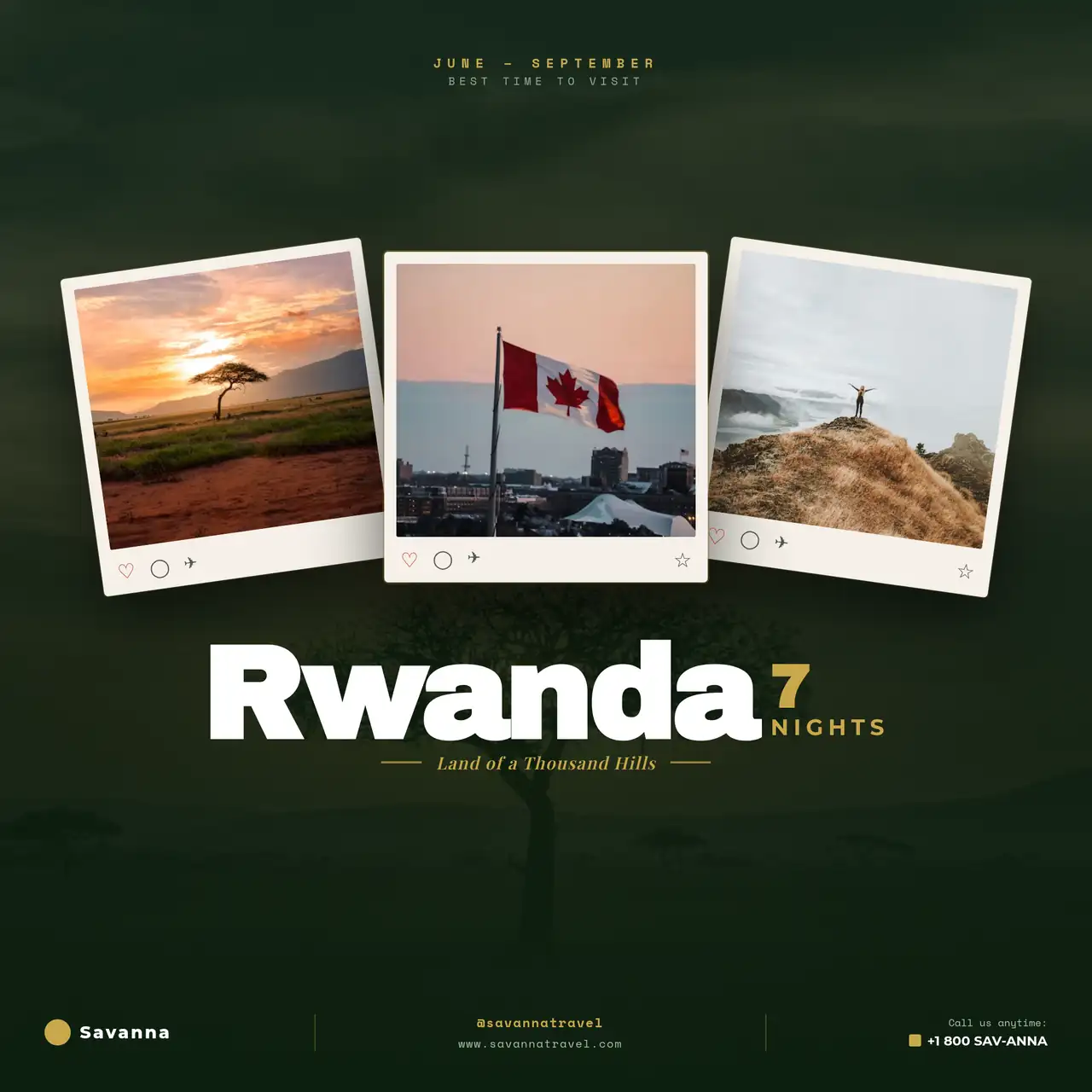Maximalist Travel Ad template preview