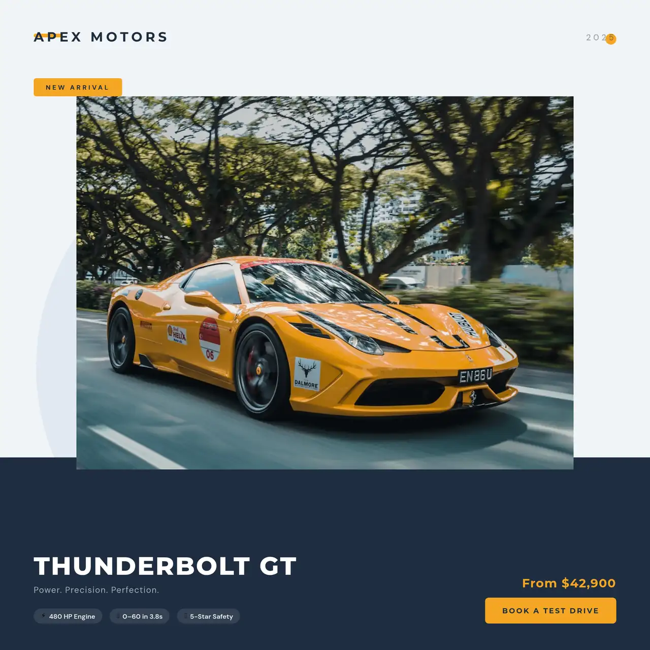 New Car Arrivals Ad template preview